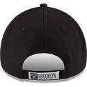cappellino-curvo-nero-regolabile-per-bambino-9forty-the-league-dei-brooklyn-nets-nba-di-new-era