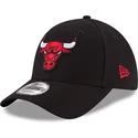cappellino-curvo-nero-regolabile-per-bambino-9forty-the-league-dei-chicago-bulls-nba-di-new-era