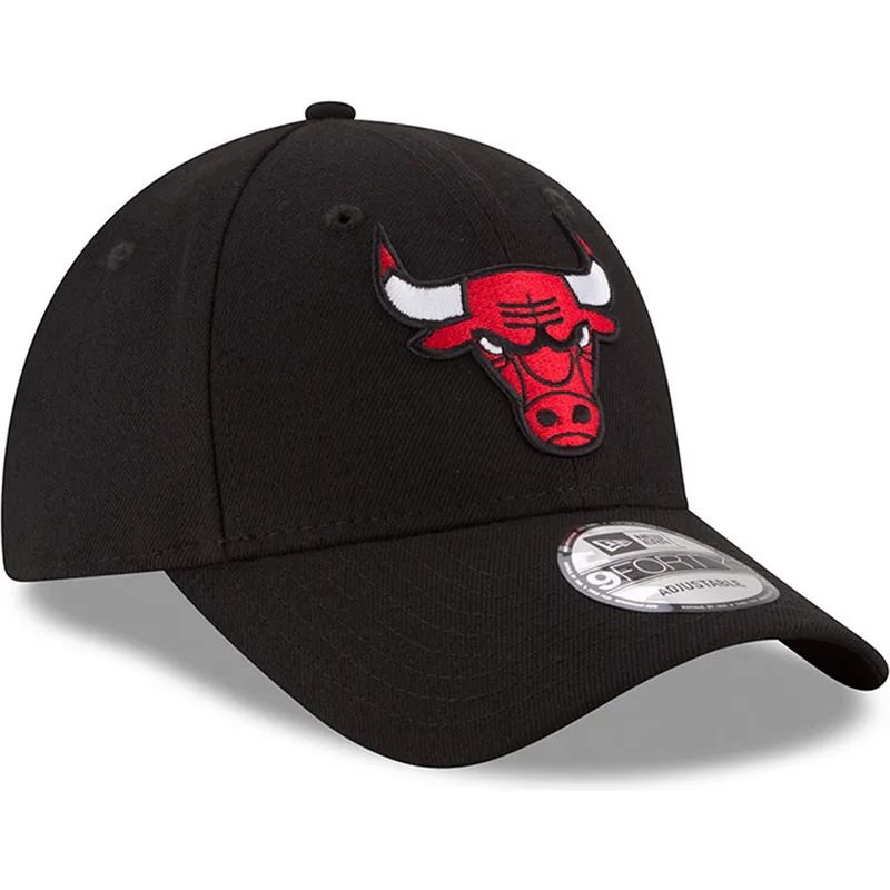 cappellino-curvo-nero-regolabile-per-bambino-9forty-the-league-di-chicago-bulls-nba-di-new-era