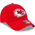 cappellino-rosso-con-visiera-curva-regolabile-per-bambino-9forty-the-league-dei-kansas-city-chiefs-nfl-di-new-era
