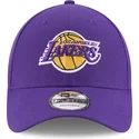 cappellino-curvo-viola-regolabile-per-bambino-9forty-the-league-dei-los-angeles-lakers-nba-di-new-era