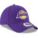 cappellino-curvo-viola-regolabile-per-bambino-9forty-the-league-dei-los-angeles-lakers-nba-di-new-era