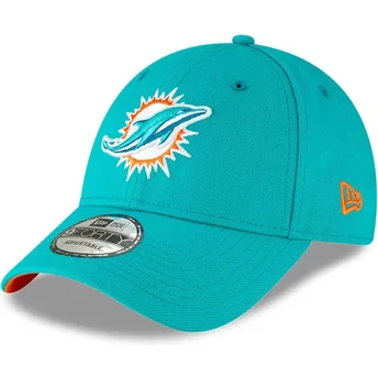 Cappellino curvo blu regolabile per bambino 9FORTY The League dei Miami Dolphins NFL di New Era