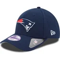 cappellino-curvo-blu-navy-regolabile-per-bambino-9forty-the-league-dei-new-england-patriots-nfl-di-new-era