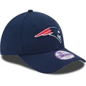 cappellino-curvo-blu-navy-regolabile-per-bambino-9forty-the-league-dei-new-england-patriots-nfl-di-new-era