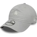 cappellino-curvo-grigio-regolabile-9twenty-mini-logo-washed-dei-los-angeles-dodgers-mlb-di-new-era