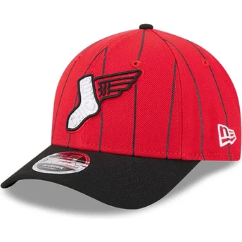 Cappellino curvo rosso e nero snapback 9FORTY M-Crown City Connect dei Chicago White Sox MLB di New Era
