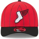 cappellino-curvo-rosso-e-nero-snapback-9forty-m-crown-city-connect-dei-chicago-white-sox-mlb-di-new-era
