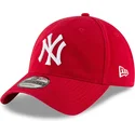 cappellino-rosso-regolabile-9twenty-core-classic-dei-new-york-yankees-mlb-di-new-era