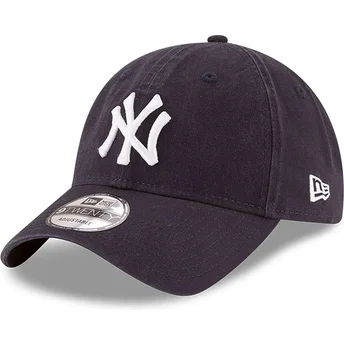 Berretto curvo blu navy regolabile 9TWENTY Core Classic dei New York Yankees MLB di New Era
