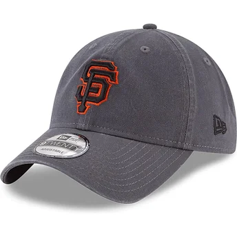Cappello curvo grigio regolabile 9TWENTY Core Classic dei San Francisco Giants MLB di New Era
