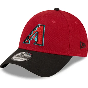 Cappellino curvo blu navy e rosso regolabile 9FORTY The League degli Arizona Diamondbacks MLB di New Era