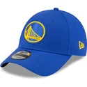 cappellino-curvo-blu-regolabile-9forty-the-league-dei-golden-state-warriors-nba-di-new-era