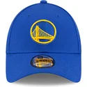 cappellino-curvo-blu-regolabile-9forty-the-league-dei-golden-state-warriors-nba-di-new-era