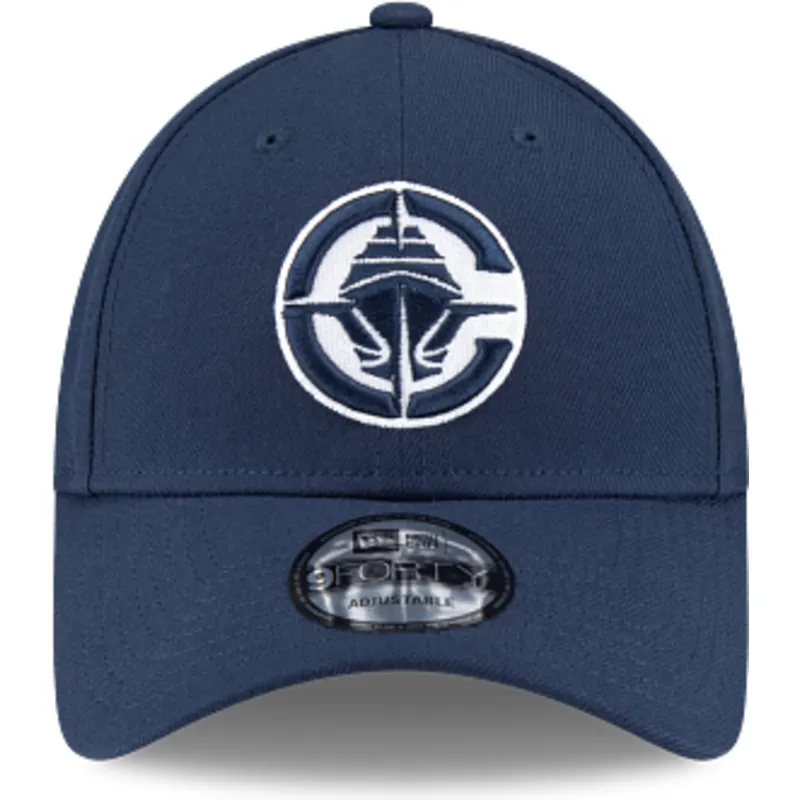 cappellino-visiera-curva-blu-marino-regolabile-9forty-the-league-di-los-angeles-clippers-nba-di-new-era