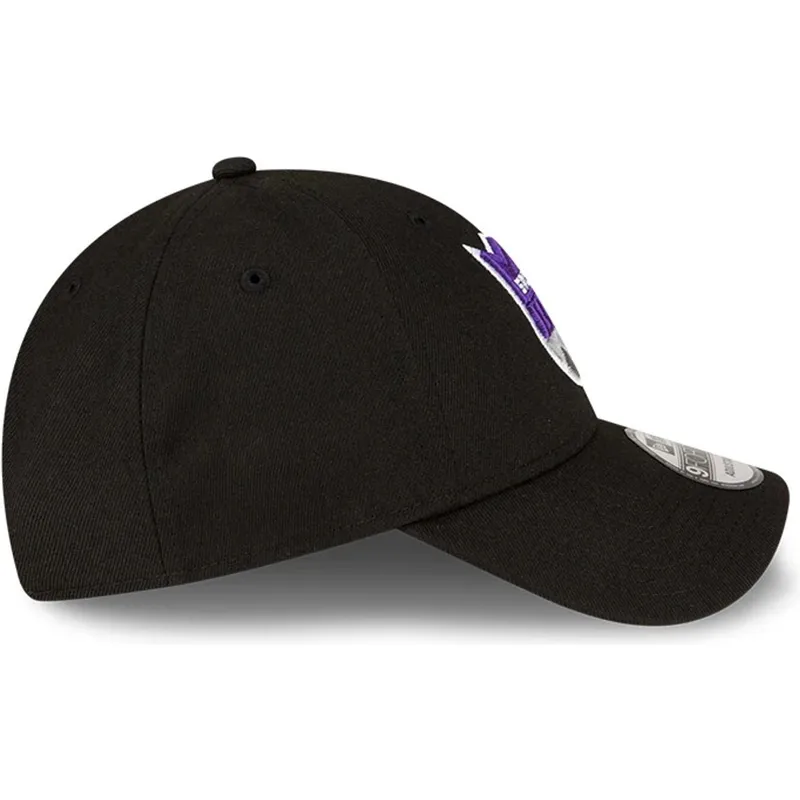 cappellino-visiera-curva-nero-regolabile-9forty-the-league-di-sacramento-kings-nba-di-new-era