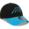 cappellino-curvo-nero-e-blu-regolabile-9forty-the-league-dei-carolina-panthers-nfl-di-new-era