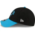 cappellino-curvo-nero-e-blu-regolabile-9forty-the-league-dei-carolina-panthers-nfl-di-new-era