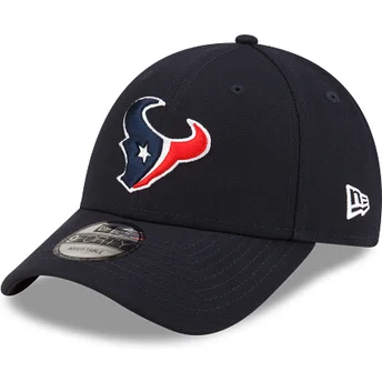 Cappellino curvo blu navy regolabile 9FORTY The League dei Houston Texans NFL di New Era