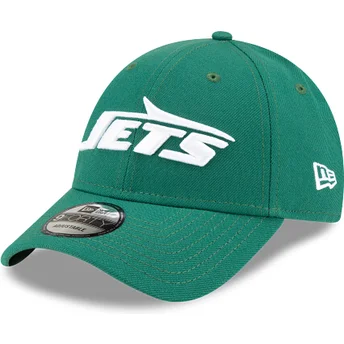 Cappellino con visiera curva verde regolabile 9FORTY The League dei New York Jets NFL di New Era
