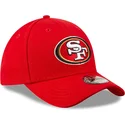 cappellino-regolabile-rosso-con-visiera-curva-per-bambino-9forty-the-league-dei-san-francisco-49ers-nfl-di-new-era