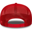 cappello-piatto-trucker-rosso-golfer-international-series-games-2024-dei-kansas-city-chiefs-nfl-di-new-era