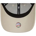 cappellino-beige-con-visiera-curva-regolabile-con-logo-bianco-9forty-league-essential-dei-new-york-yankees-mlb-di-new-era