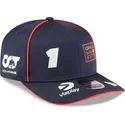 cappellino-visiera-curva-blu-marino-snapback-9seventy-stretch-snap-di-red-bull-racing-formula-1-max-verstappen-di-new-era