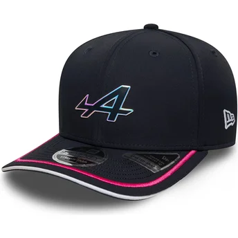 Cappellino curvo blu navy snapback 9SEVENTY Stretch Snap di Alpine F1 Team Formula 1 di New Era