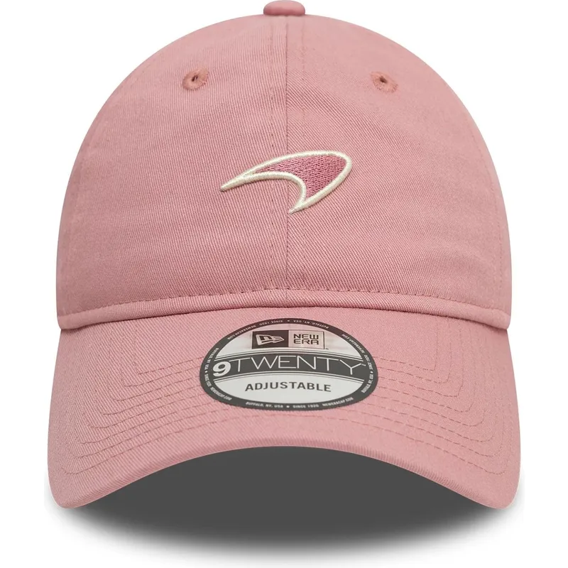 cappellino-curvo-rosa-regolabile-con-logo-rosa-9twenty-seasonal-di-mclaren-racing-formula-1-di-new-era