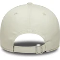 cappellino-curvo-beige-e-blu-navy-regolabile-9forty-side-script-dei-new-york-yankees-mlb-di-new-era