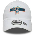 cappellino-bianco-curvo-regolabile-9twenty-washed-distress-dei-miami-dolphins-nfl-di-new-era