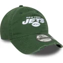 cappellino-verde-curvo-regolabile-9twenty-washed-distress-dei-new-york-jets-nfl-di-new-era