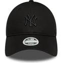 cappellino-curvo-nero-regolabile-da-donna-con-logo-nero-9twenty-bow-back-dei-new-york-yankees-mlb-di-new-era