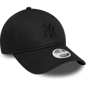 cappellino-curvo-nero-regolabile-da-donna-con-logo-nero-9twenty-bow-back-dei-new-york-yankees-mlb-di-new-era
