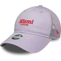 cappellino-trucker-viola-regolabile-da-donna-9twenty-city-di-miami-citta-e-spiagge-di-new-era