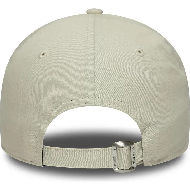 cappellino-curva-beige-e-verde-regolabile-da-donna-9twenty-world-series-cooperstown-dei-los-angeles-dodgers-mlb-di-new-era