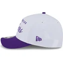 cappello-curvo-bianco-e-viola-snapback-9forty-m-crown-draft-2025-dei-los-angeles-lakers-nba-di-new-era