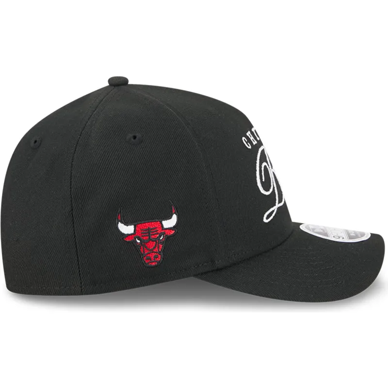 cappellino-curvo-nero-snapback-9forty-m-crown-draft-2025-dei-chicago-bulls-nba-di-new-era