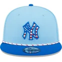 cappellino-piatto-blu-snapback-9fifty-4th-july-dei-new-york-yankees-mlb-di-new-era