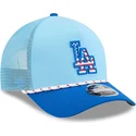 cappellino-trucker-blu-9forty-m-crown-a-frame-4th-july-dei-los-angeles-dodgers-mlb-di-new-era