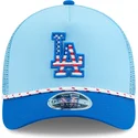 cappellino-trucker-blu-9forty-m-crown-a-frame-4th-july-dei-los-angeles-dodgers-mlb-di-new-era
