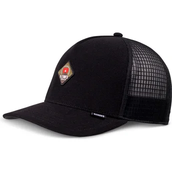 Gorra trucker nera Mountain HFT Waffle di Djinns
