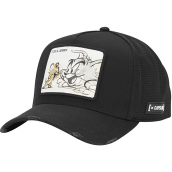 Cappellino trucker nero Tom e Jerry TAJ PCT Looney Tunes di Capslab