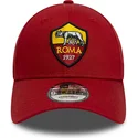 cappellino-curvo-rosso-regolabile-9forty-core-di-associazione-sportiva-roma-serie-a-di-new-era