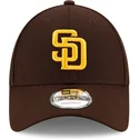 cappellino-curvo-marrone-regolabile-9forty-the-league-dei-san-diego-padres-mlb-di-new-era