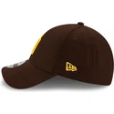 cappellino-curvo-marrone-regolabile-9forty-the-league-dei-san-diego-padres-mlb-di-new-era