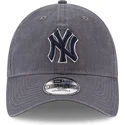 cappellino-grigio-regolabile-con-visiera-curva-e-logo-blu-9twenty-core-classics-dei-new-york-yankees-mlb-di-new-era