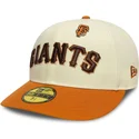 cappellino-curvo-beige-e-arancione-regolabile-59fifty-all-star-game-pin-dei-san-francisco-giants-mlb-di-new-era