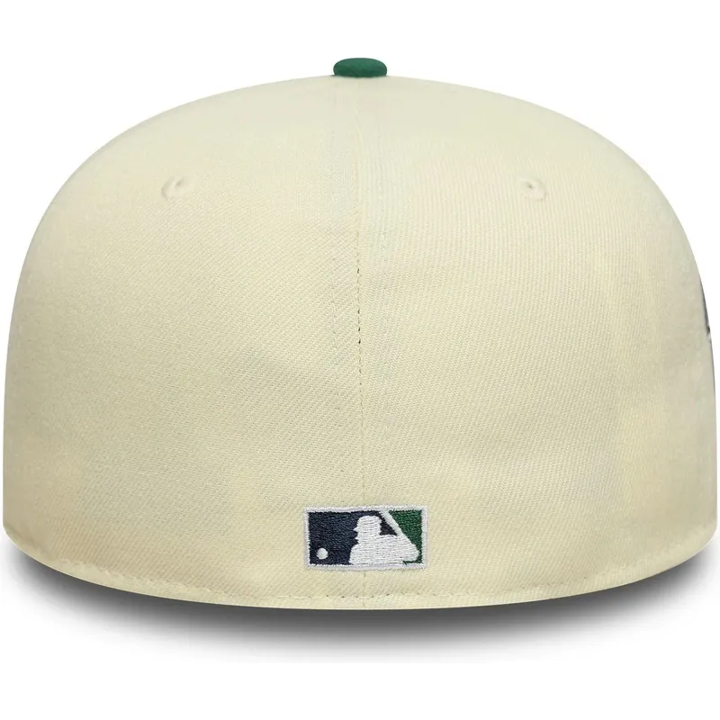 cappellino-curvo-beige-e-verde-regolabile-59fifty-all-star-game-pin-dei-seattle-mariners-mlb-di-new-era